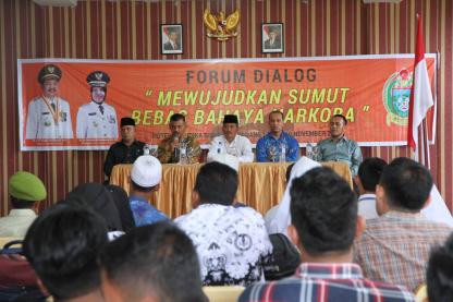 Diskominfo Sumut dan Palas Gandeng BNN Tabagsel Gelar Forum Dialog Bahaya Narkoba